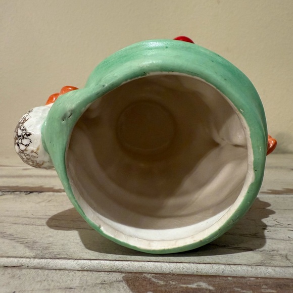 Vintage Scary Clown Head Ceramic Planter Holder 1950s Napco Ware (Japan) - Picture 5 of 8